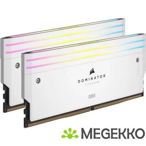 Corsair DDR5 Dominator Titanium 2x32GB 6000 White, Computers en Software, RAM geheugen, Nieuw, Verzenden