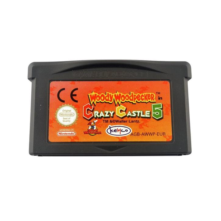 Woody Woodpecker in Crazy Castle 5 [Gameboy Advance], Spelcomputers en Games, Games | Nintendo Game Boy, Zo goed als nieuw, Ophalen of Verzenden