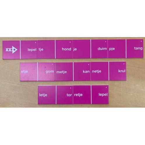 Taaldomino Woord verkleinen Roze 4, Boeken, Schoolboeken, Nieuw, Verzenden