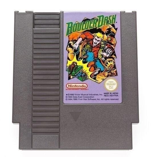 Boulder Dash (German) [Nintendo NES], Spelcomputers en Games, Games | Nintendo NES, Zo goed als nieuw, Ophalen of Verzenden