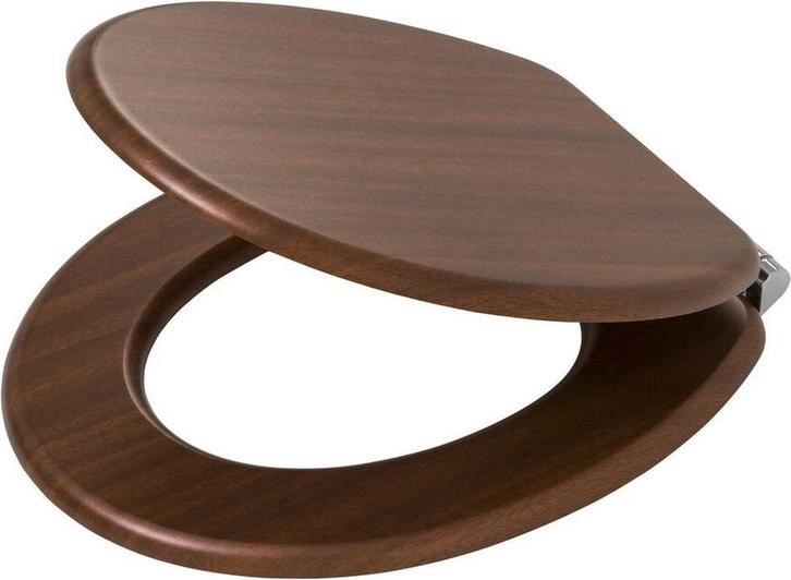 Tiger Douglas - WC bril - Soft Close - MDF / FSC - Walnoot, Huis en Inrichting, Badkamer | Badtextiel en Accessoires, Verzenden