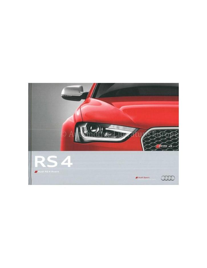 2012 AUDI RS4 AVANT HARDCOVER BROCHURE ENGELS, Boeken, Auto's | Folders en Tijdschriften, Audi