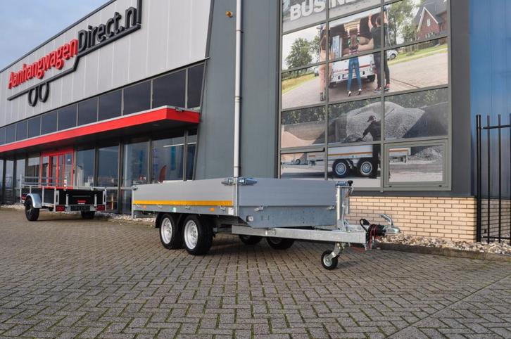 Geremde Eduard plateauwagen - 310x160 cm - 2000 kg bruto, Auto diversen, Aanhangers en Bagagewagens, Ophalen of Verzenden
