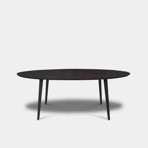Tafel Ovaal Eikenhout  Konisch  180x90, Huis en Inrichting, Tafels | Eettafels