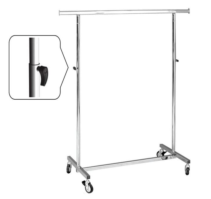 LUXE Inklapbaar kledingrek op wielen met rem van onze, Huis en Inrichting, Overige Huis en Inrichting