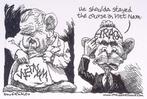 Pentekening Amerika - Vietnam en Irak (lijst optie), Antiek en Kunst, Verzenden