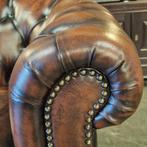 Hampton Fauteuil - Antiek Bruin, Huis en Inrichting, Fauteuils, Nieuw, Leer