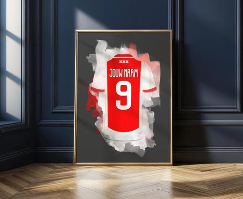 Eredivisie wanddecoratie met eigen naam en rugnummer, Huis en Inrichting, Woonaccessoires | Wanddecoraties, Nieuw, Verzenden
