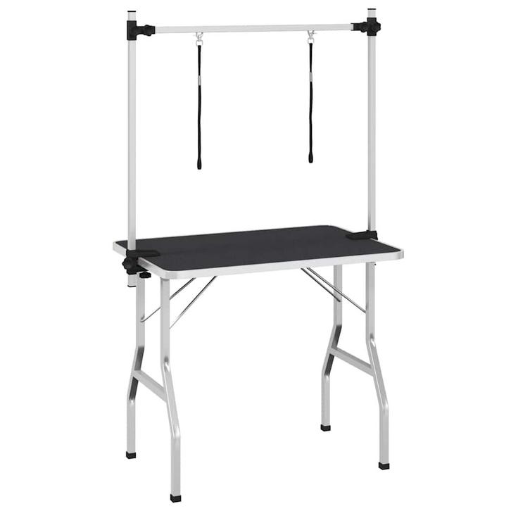 vidaXL Trimtafel voor huisdieren met 2 aanlijnopties, Dieren en Toebehoren, Overige Dieren-accessoires, Nieuw, Verzenden