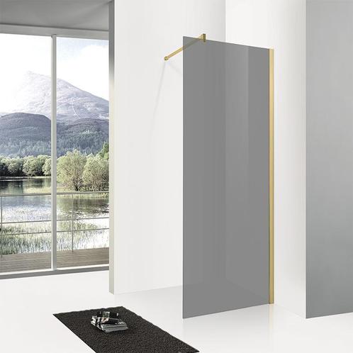 Sani Royal Douchewand Rookglas Easy Clean Anti, Doe-het-zelf en Verbouw, Sanitair