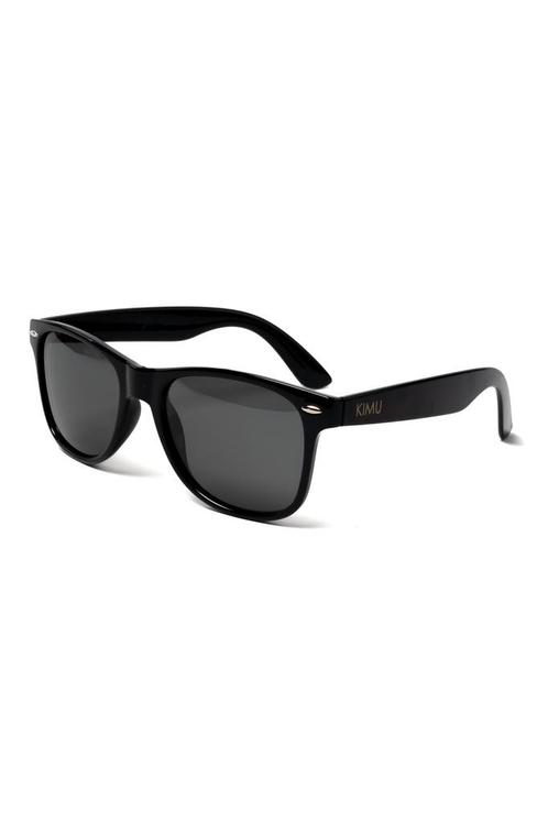 Way Farer Zonnebril Rechthoekig Zwart Montuur Zwarte Glazen, Hobby en Vrije tijd, Feestartikelen, Carnaval, Feestartikel, Nieuw