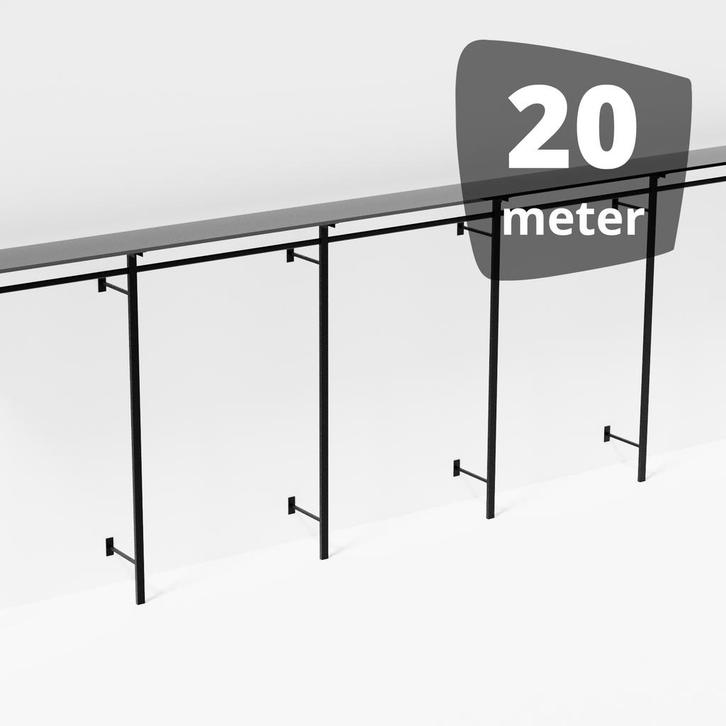 Italiaans design Suspence recht frame set 20 meter, Zakelijke goederen, Kantoor en Winkelinrichting | Winkel en Inventaris, Ophalen of Verzenden