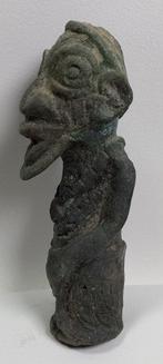 oud ifé beeld ( +-25 jaar oud - 425 gr. 13x3 cm ) - Nigeria, Antiek en Kunst, Kunst | Niet-Westerse kunst