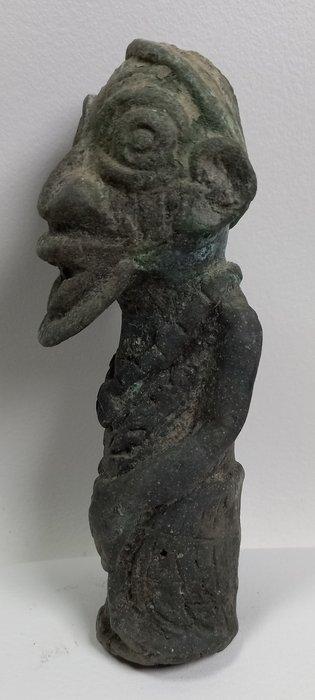 oud ifé beeld ( +-25 jaar oud - 425 gr. 13x3 cm ) - Nigeria, Antiek en Kunst, Kunst | Niet-Westerse kunst
