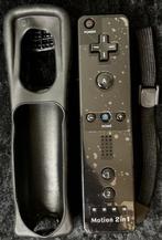 Wii Remote Controller Motion Plus Zwart+Silicone, Spelcomputers en Games, Verzenden, Nieuw