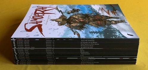 Samoerai 1 t/m 16 - Complete reeks (-1) - 16 Album - Eerste, Boeken, Stripboeken