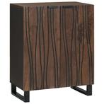 vidaXL Dressoir 60 x 33,5 x 75 cm van Massief Mango Hout, Huis en Inrichting, Kasten | Dressoirs, Verzenden, Nieuw, Overige houtsoorten