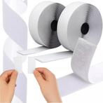 Ruhhy Zelfklevend Klittenband 5m x 2,5cm – Wit Haak & Lus., Ophalen of Verzenden, Nieuw