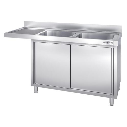 GGM Gastro | Vaatwasser spoelbakkast - 1800x600mm - met 2 |, Witgoed en Apparatuur, Vaatwasmachines, Inbouw, Verzenden