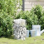 vidaXL Gabion Kolom met Waterkraan 50x25x25 cm 304 RVS, Tuin en Terras, Verzenden, Nieuw