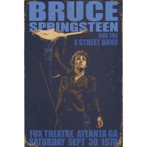 Concert Bord - Bruce Springsteen And The E Street Band 1978, Verzamelen, Muziek, Artiesten en Beroemdheden, Poster, Artwork of Schilderij