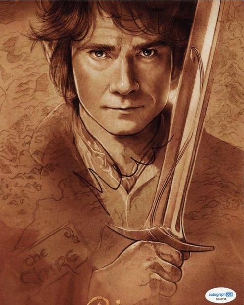 The Hobbit - Signed by Martin Freeman (Bilbo Baggins), Verzamelen, Film en Tv