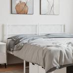 vidaXL Hoofdbord 120 cm metaal wit, Verzenden, Nieuw, Wit, Metaal