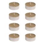 Waxinelichtjes | PerfectLED | 8 stuks (6 Branduren, Goud), Huis en Inrichting, Woonaccessoires | Kandelaars en Kaarsen, Verzenden