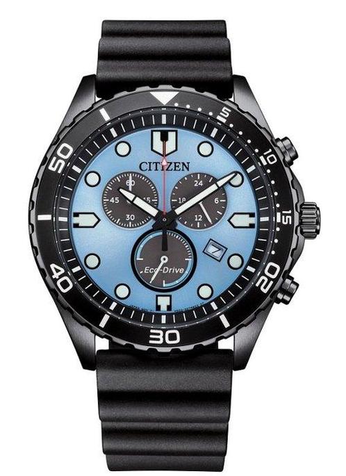 Citizen - Aviator Chrono Special Edition Blue Ice - Zonder, Sieraden, Tassen en Uiterlijk, Horloges | Heren