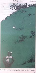 Spotprent over de Hoge Veluwe (lijst optie, Lithos), Antiek en Kunst, Verzenden