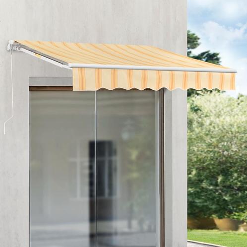 Zonnescherm Bitonto luifel handbediend met knikarm 300x250 c, Tuin en Terras, Zonneschermen, Nieuw, Verzenden