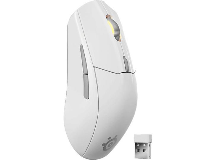 Steelseries -  Rival 3 Wireless Gen 2 Gamingmuis  - Wit, Computers en Software, Muizen, Rechtshandig, Gaming muis, Draadloos, Nieuw
