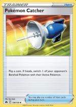 Pokémon Catcher 138/159 Crown Zenith, Hobby en Vrije tijd, Verzamelkaartspellen | Pokémon, Losse kaart, Nieuw, Foil, Ophalen of Verzenden