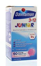 Davitamon Junior 3+ framboos, Verzenden, Nieuw
