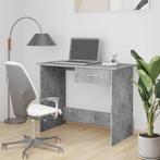 vidaXL Bureau 100x50x76 cm bewerkt hout betongrijs, Huis en Inrichting, Verzenden, Nieuw