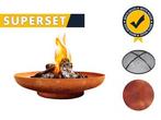 Gofire SUPERSET Oda vuurschaal cortenstaal 60 cm, Tuin en Terras, Vuurschalen, Verzenden, Nieuw