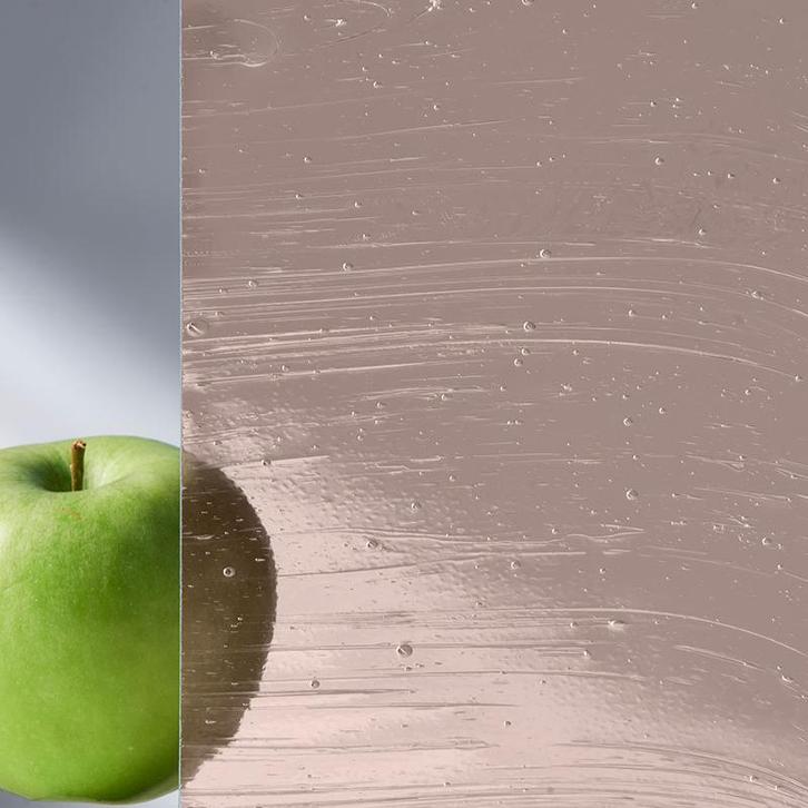 Enkel glas figuurglas Altdeutsch K brons 4mm, Doe-het-zelf en Verbouw, Glas en Ramen, Nieuw, Ophalen of Verzenden