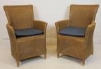 Lloyd Loom - Fauteuil - Bamboe, Riet - Twee fauteils