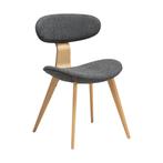 *WOONWINKEL* Dan-Form Buckle Eetkamerstoel Scandinavisch Des, Huis en Inrichting, Stoelen, Verzenden, Nieuw, Grijs