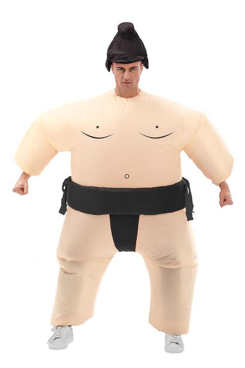 KIMU® Opblaas Kostuum Sumo Worstelaar Zwart Opblaasbaar Pak, Kleding | Heren, Carnavalskleding en Feestkleding, Kleding, Nieuw