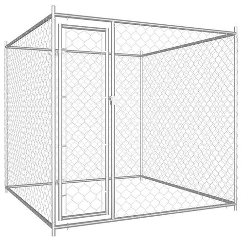 vidaXL Hondenkennel voor buiten 193x193x185 cm, Dieren en Toebehoren, Honden-accessoires, Nieuw, Verzenden