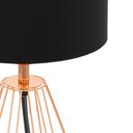 EGLO Carlton 2 Tafellamp E14 30,5 cm Koper/Zwart, Ophalen of Verzenden, Nieuw