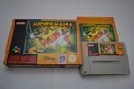 Mickey Mania (SNES EUR CIB), Spelcomputers en Games, Games | Nintendo Super NES, Verzenden, Zo goed als nieuw