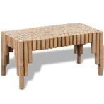 vidaXL Salontafel bamboe, Huis en Inrichting, Minder dan 50 cm, Verzenden, Nieuw, Minder dan 50 cm