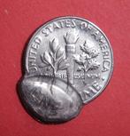 Verenigde Staten. 1980-P Roosevelt Dime 10 Cents - Double, Postzegels en Munten