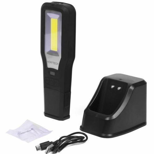 Hofftech Oplaadbare looplamp - hoge helderheid - 2 oplaad..., Auto diversen, Autogereedschap, Nieuw, Ophalen of Verzenden