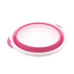 Benson Opvouwbare siliconen teil - Ø 30 cm - roze/wit - c.., Ophalen of Verzenden