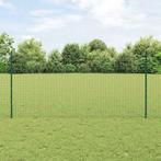 vidaXL Hekpalen 22 pcs Groen 120 cm Staal, Tuin en Terras, Palen, Balken en Planken, Verzenden, Nieuw