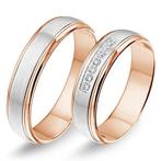 Actie trouwringen in 8/14/18 karaat bicolour goud per paa..., Sieraden, Tassen en Uiterlijk, Ringen, Verzenden, Nieuw
