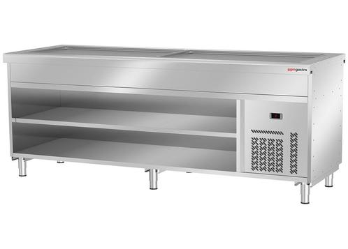 GGM Gastro | Koud buffet toonbank KOPENHAGEN - 2310mm - met, Witgoed en Apparatuur, Koelkasten en IJskasten, 140 tot 160 cm, Nieuw
